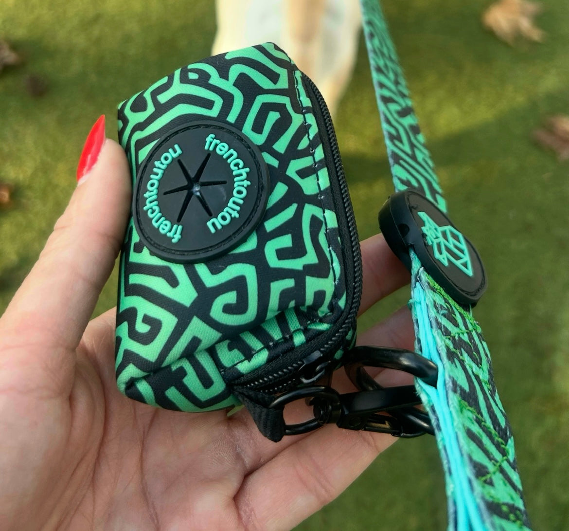 Dispensador de bolsas para excrementos – Práctico y compacto | FRENCHTOUTOU 