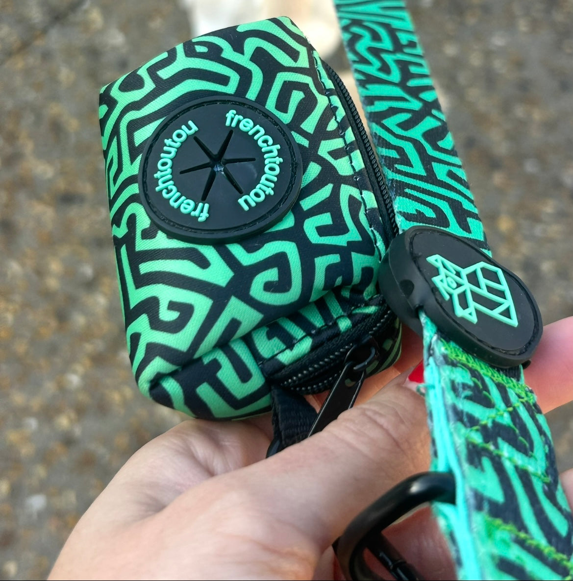 Dispensador de bolsas para excrementos – Práctico y compacto | FRENCHTOUTOU 